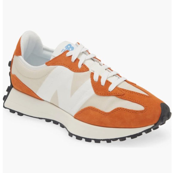 New Balance 327 Casual Sneakers Shoes Women 9.5 / Men 8 Rust Oxide Timberwolf - Picture 3 of 16